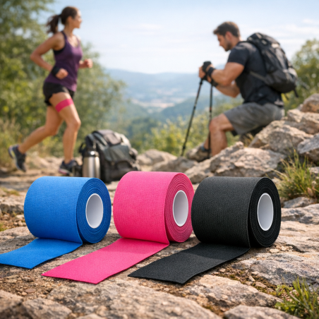 FLAWA Sport Tape 5 cm x 5 m | Stabiler Halt für Sport & Therapie