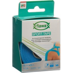FLAWA Sport Tape 5 cm x 5 m | Stabiler Halt für Sport & Therapie