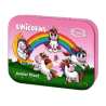 Junior Plast Unicorns – Bunte Pflaster in der Metall Box